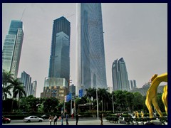 Zhujiang New Town from IFC (International Finance Centre, current tallest building).